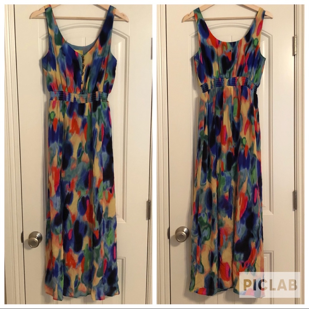 Anthropologie silk dress